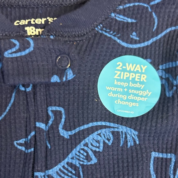Carter’s NWT onesie with dinosaurs! - Picture 1 of 4